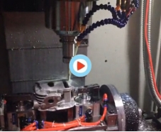 Motorcycle cylinder head CNC processing video