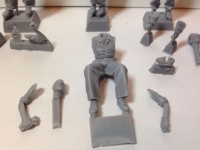 Soldiers model production by soft mold 